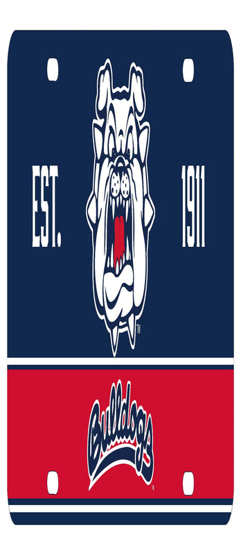 NCAA Fresno State Bulldogs Metal License Plate - Lightweight, Sturdy & Versatile