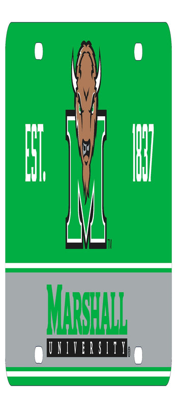 NCAA Marshall Thundering Herd Metal License Plate - Lightweight, Sturdy & Versatile
