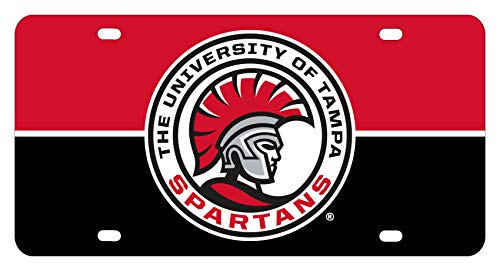 NCAA University of Tampa Spartans Metal License Plate - Lightweight, Sturdy & Versatile