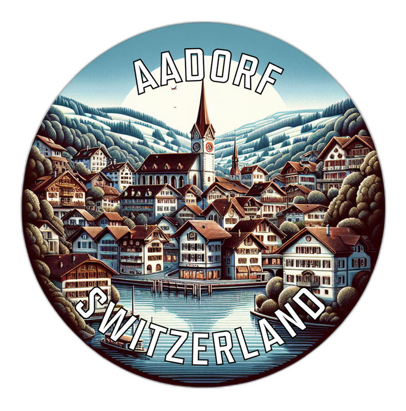 Aadorf Switzerland Souvenir Vinyl Decal Sticker 6-Inch