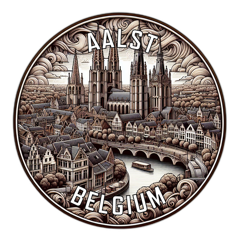 Aalst Belgium Souvenir Vinyl Decal Sticker 6-Inch