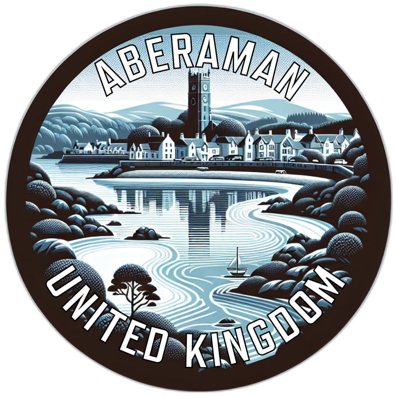 Aberaman United Kingdom Souvenir Vinyl Decal Sticker 6-Inch
