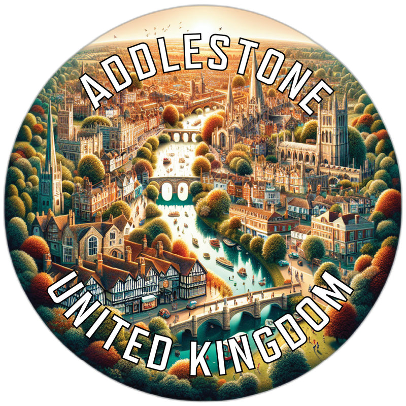 Addlestone United Kingdom Souvenir Die Cut Flat Magnet 6-Inch