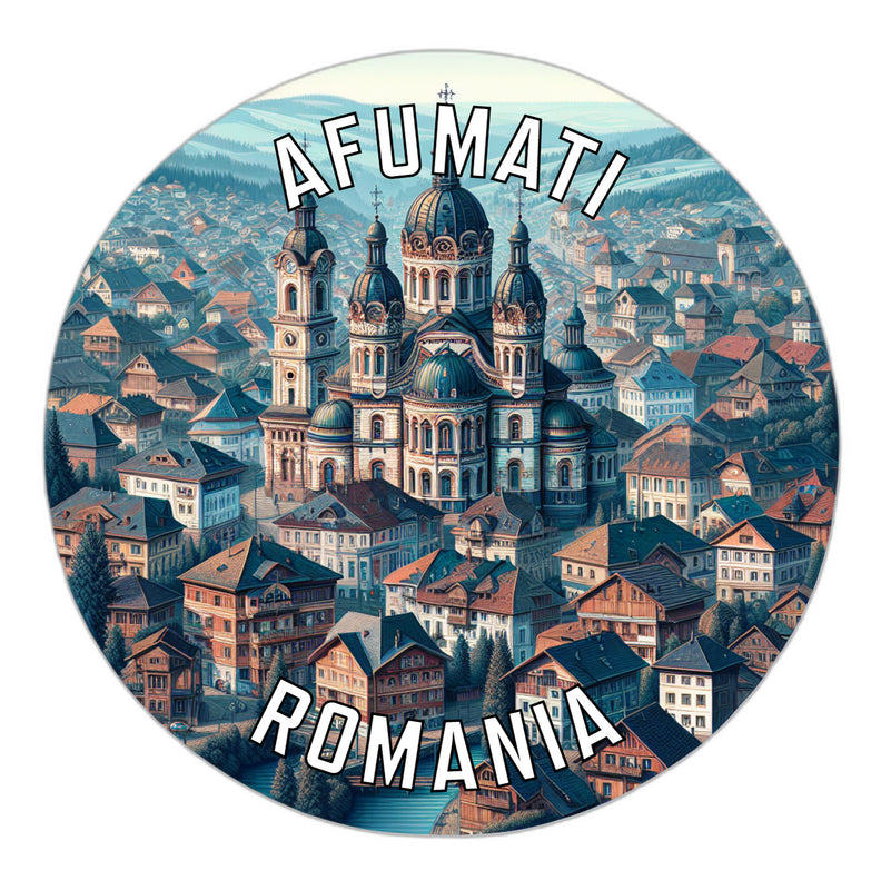 Afumati Romania Souvenir Vinyl Decal Sticker 6-Inch