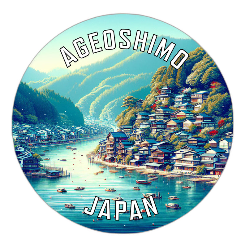 Ageoshimo Japan Souvenir Vinyl Decal Sticker 6-Inch