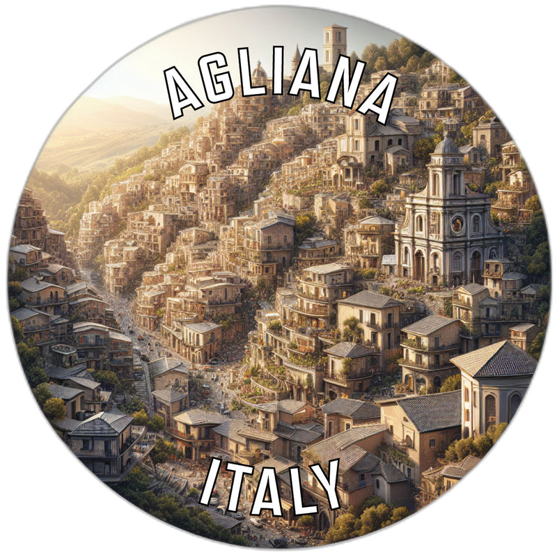 Agliana Italy Souvenir Vinyl Decal Sticker 2-Inch