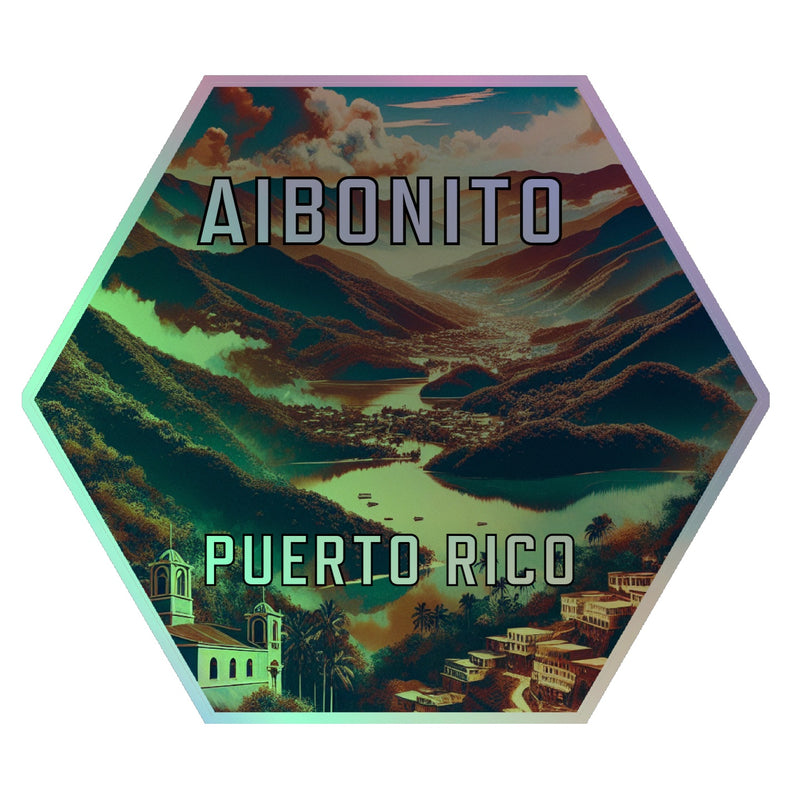 Aibonito Puerto Rico Souvenir Vinyl Decal Sticker 2-Inch