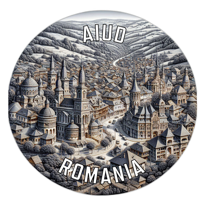 Aiud Romania Souvenir Vinyl Decal Sticker 2-Inch