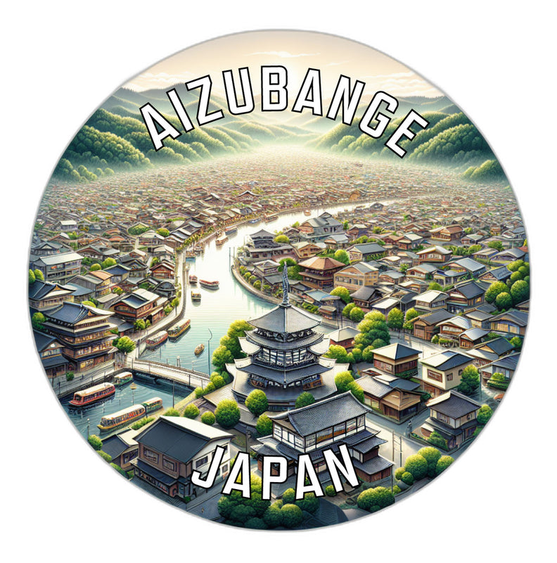 Aizubange Japan Souvenir Die Cut Flat Magnet 6-Inch