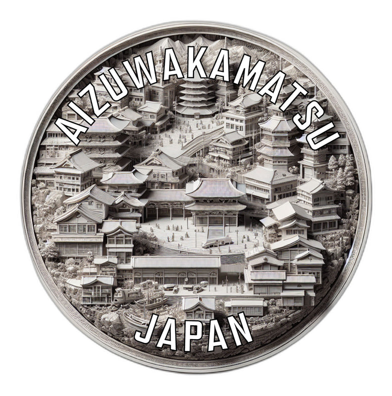 Aizuwakamatsu Japan Souvenir Vinyl Decal Sticker 6-Inch