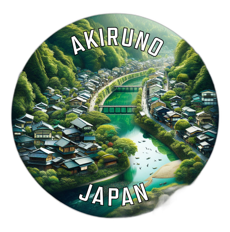 Akiruno Japan Souvenir Vinyl Decal Sticker 6-Inch