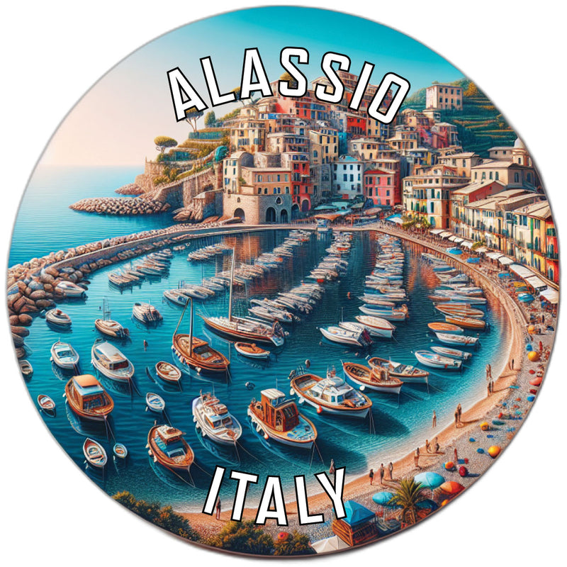 Alassio Italy Souvenir Vinyl Decal Sticker 6-Inch