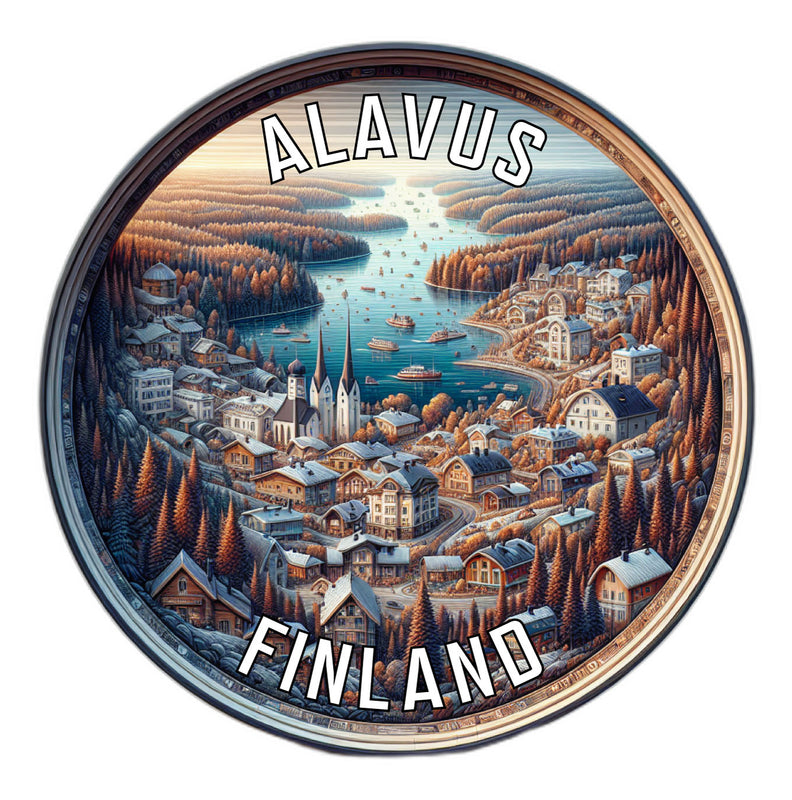 Alavus Finland Souvenir Vinyl Decal Sticker 2-Inch