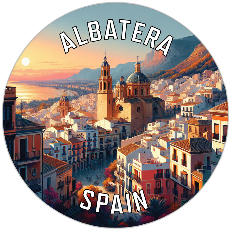 Albatera Spain Souvenir Die Cut Flat Magnet 6-Inch