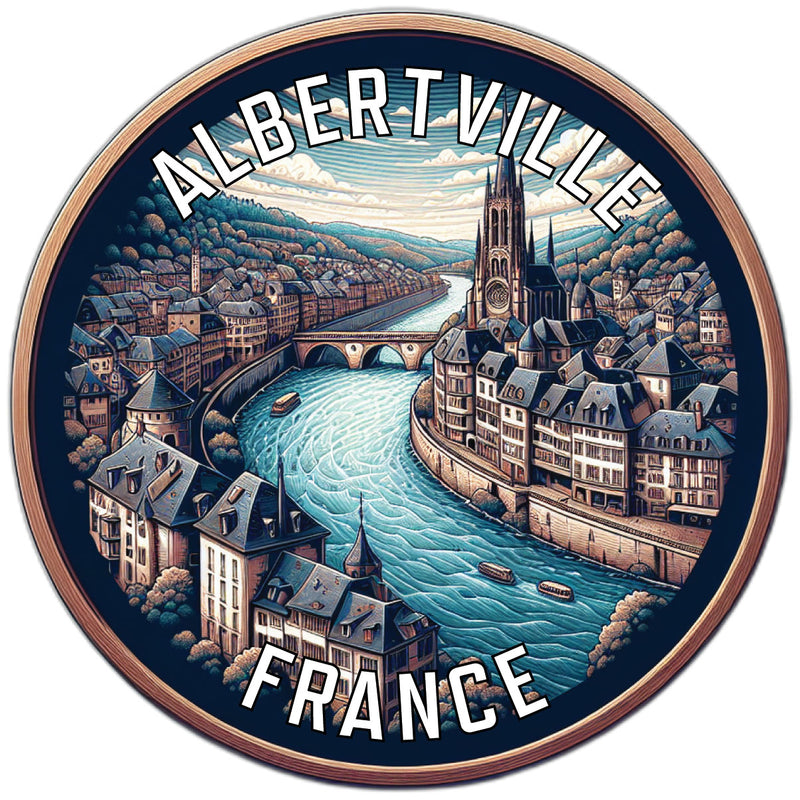 Albertville France Souvenir Vinyl Decal Sticker 2-Inch
