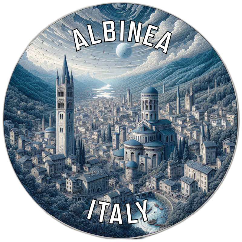 Albinea Italy Souvenir Die Cut Flat Magnet 2-Inch