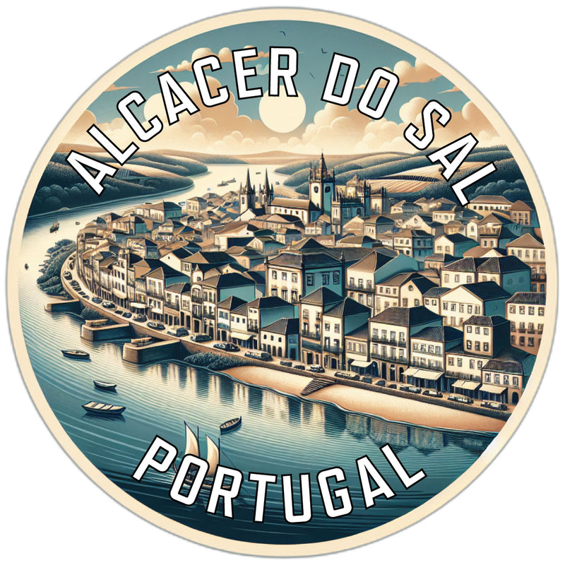 Alcacer do Sal Portugal Souvenir Die Cut Flat Magnet 2-Inch