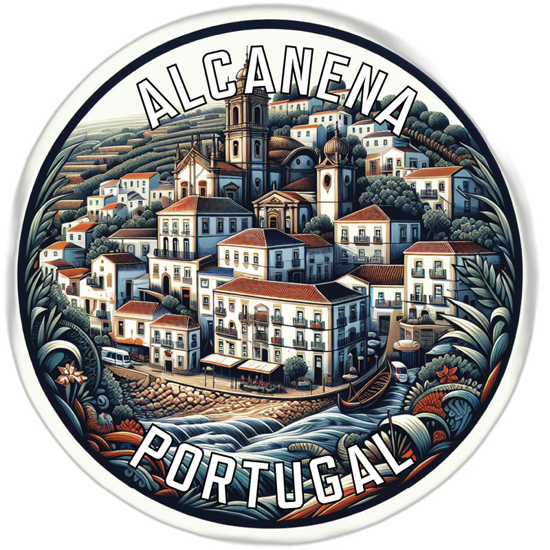 Alcanena Portugal Souvenir Die Cut Flat Magnet 2-Inch