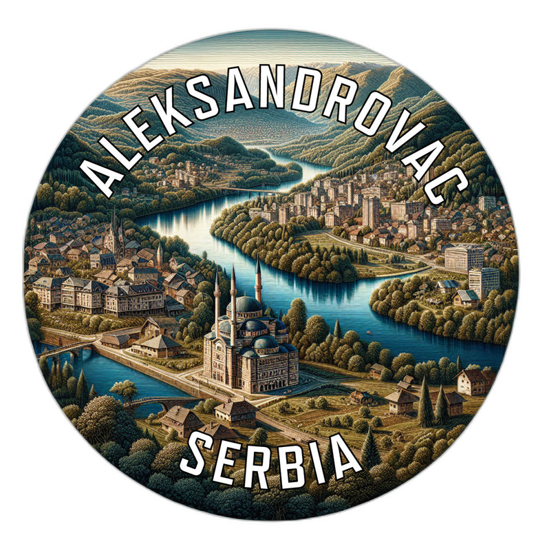 Aleksandrovac Serbia Souvenir Die Cut Flat Magnet 2-Inch