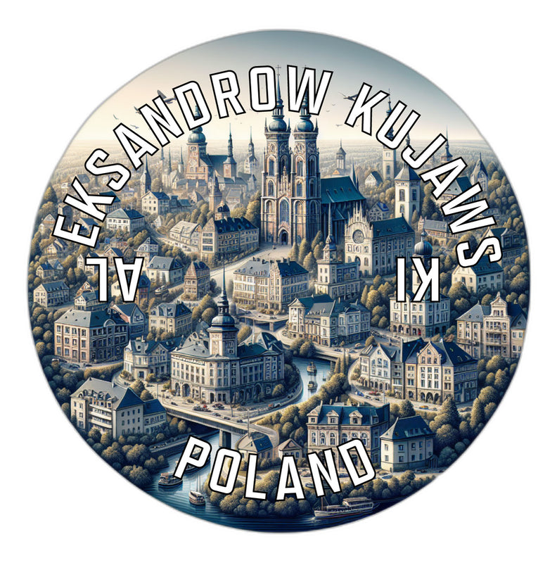 Aleksandrow Kujawski Poland Souvenir Vinyl Decal Sticker 2-Inch