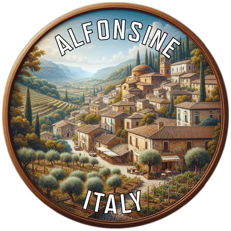 Alfonsine Italy Souvenir Vinyl Decal Sticker 6-Inch