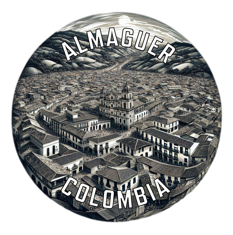 Almaguer Colombia Souvenir Vinyl Decal Sticker 6-Inch