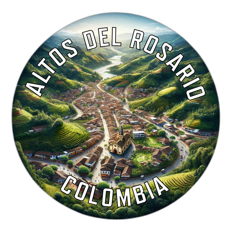 Altos del Rosario Colombia Souvenir Vinyl Decal Sticker 2-Inch