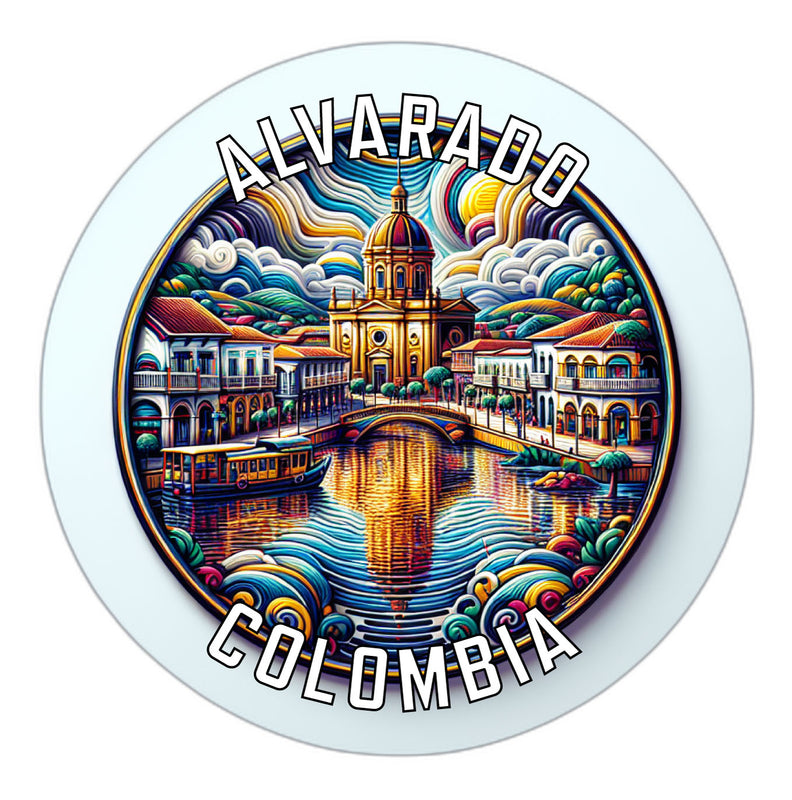 Alvarado Colombia Souvenir Vinyl Decal Sticker 6-Inch