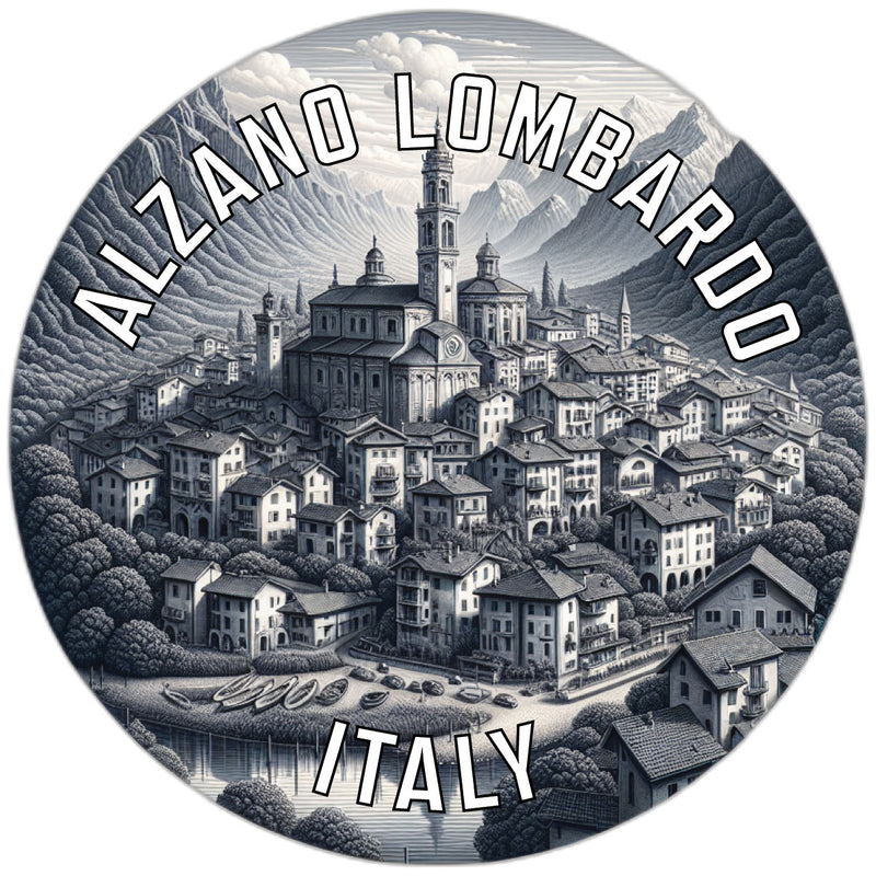 Alzano Lombardo Italy Souvenir Die Cut Flat Magnet 2-Inch