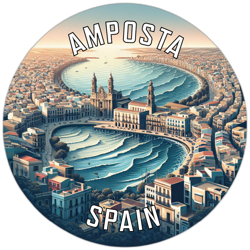 Amposta Spain Souvenir Vinyl Decal Sticker 6-Inch