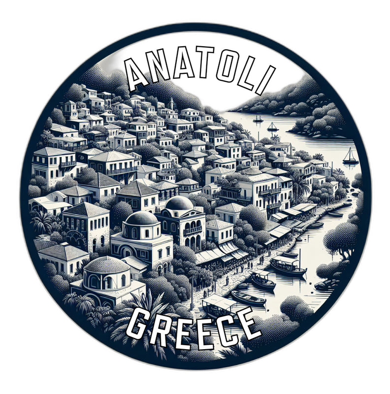Anatoli Greece Souvenir Vinyl Decal Sticker 2-Inch