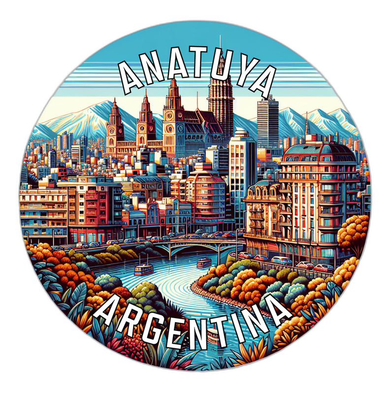 Anatuya Argentina Souvenir Die Cut Flat Magnet 3-Inch