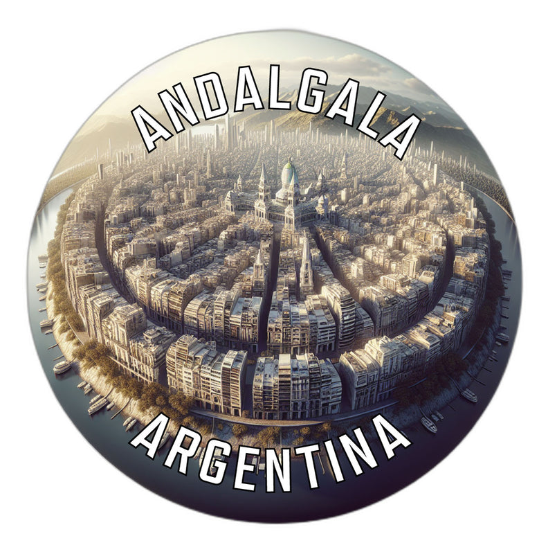 Andalgala Argentina Souvenir Die Cut Flat Magnet 2-Inch