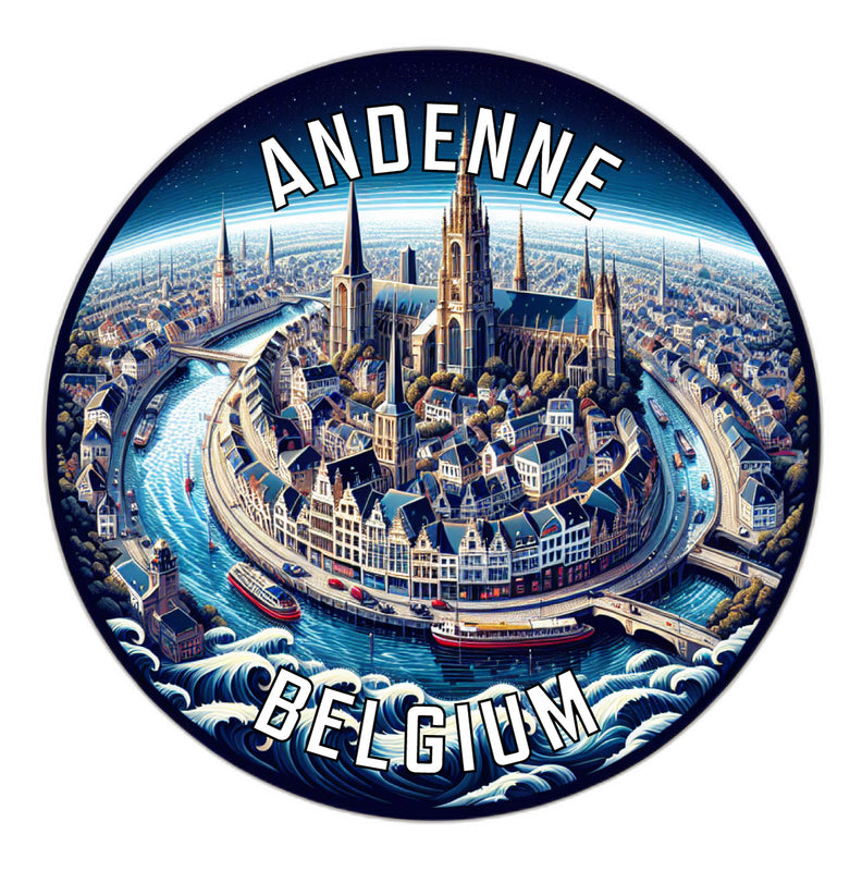 Andenne Belgium Souvenir Vinyl Decal Sticker 6-Inch