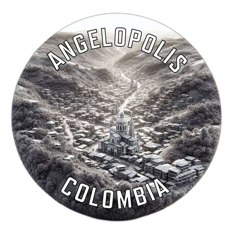 Angelopolis Colombia Souvenir Vinyl Decal Sticker 6-Inch