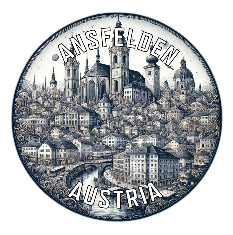 Ansfelden Austria Souvenir Vinyl Decal Sticker 2-Inch