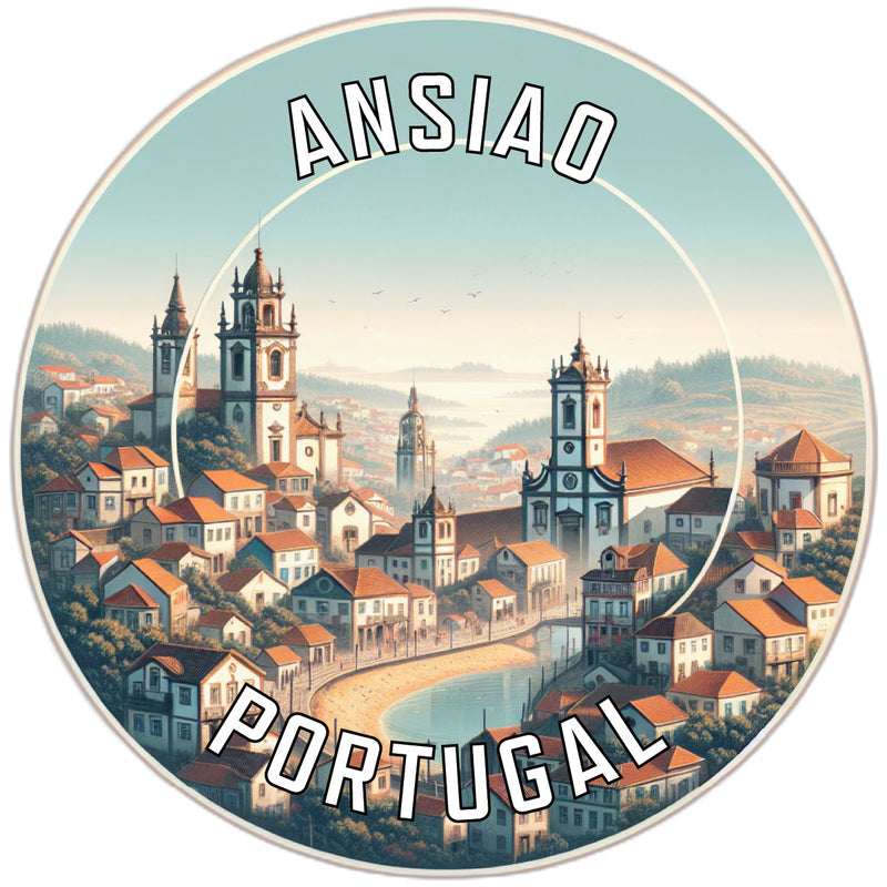 Ansiao Portugal Souvenir Vinyl Decal Sticker 4-Inch