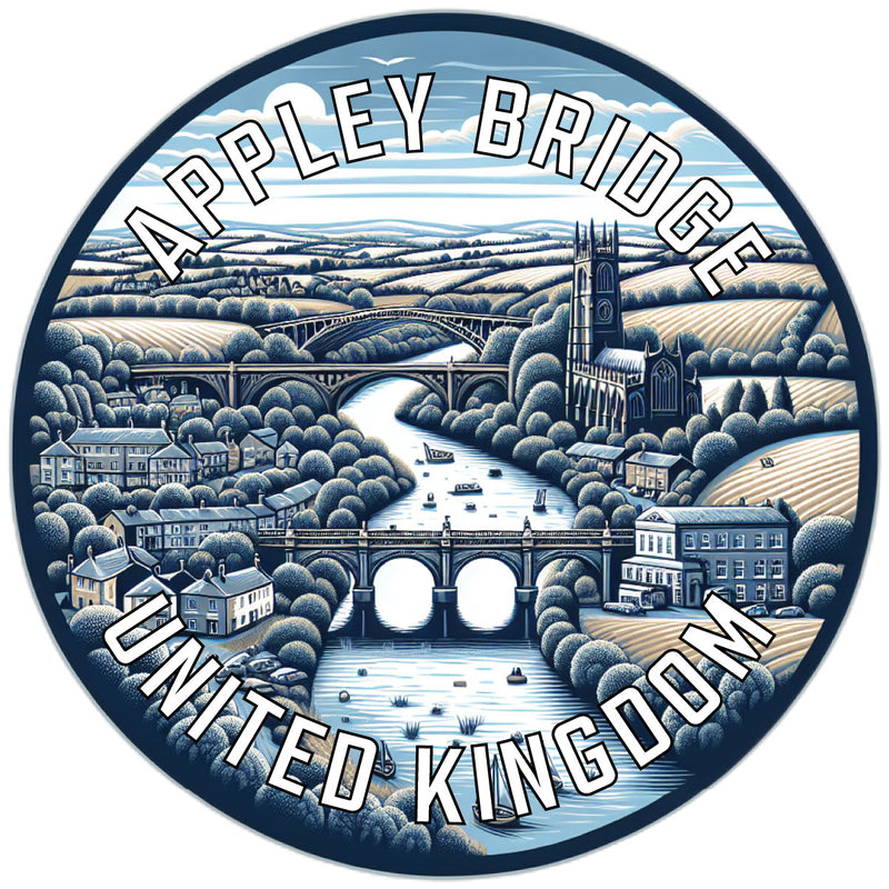 Appley Bridge United Kingdom Souvenir Vinyl Decal Sticker 2-Inch