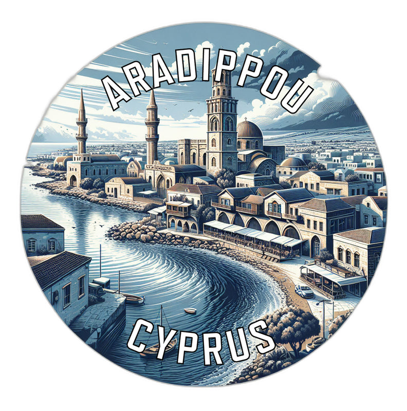 Aradippou Cyprus Souvenir Vinyl Decal Sticker 2-Inch