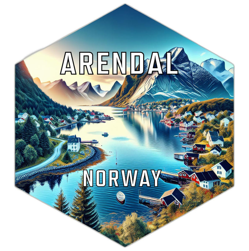 Arendal Norway Travel Destination Souvenir Vinyl Decal Sticker 2-Inch