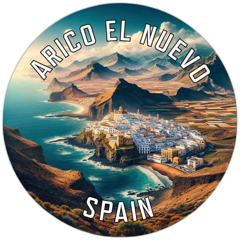 Arico el Nuevo Spain Souvenir Die Cut Flat Magnet 6-Inch