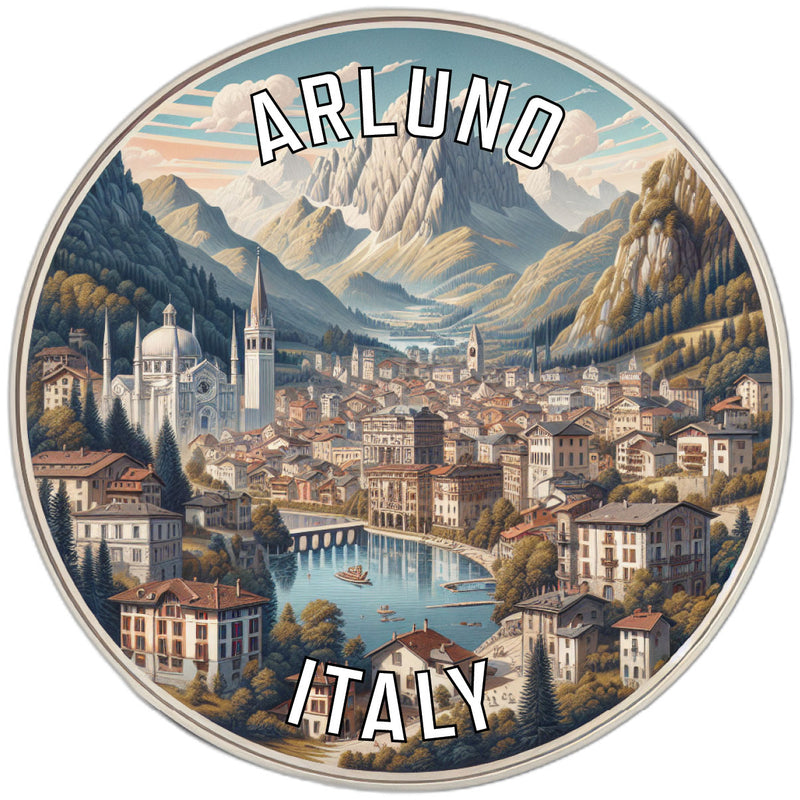 Arluno Italy Souvenir Die Cut Flat Magnet 6-Inch