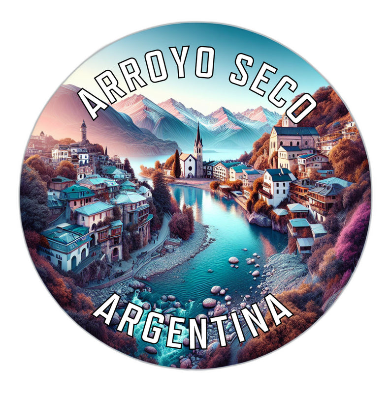 Arroyo Seco Argentina Souvenir Die Cut Flat Magnet 6-Inch