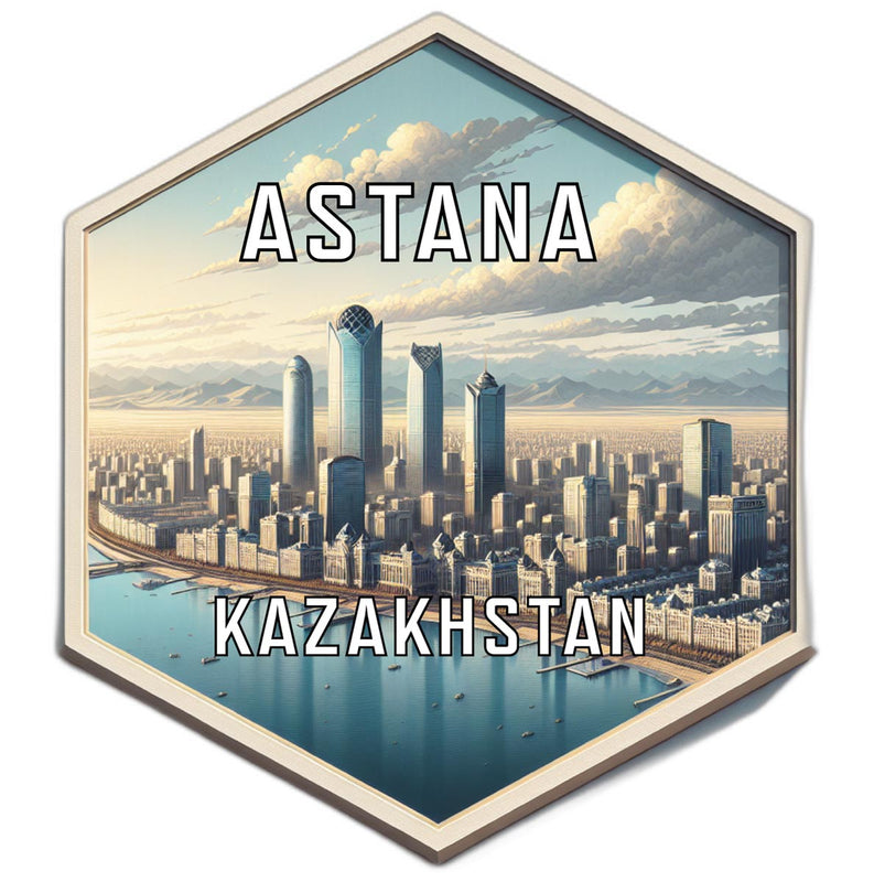 Astana Kazakhstan Travel Destination Souvenir Vinyl Decal Sticker 6-Inch