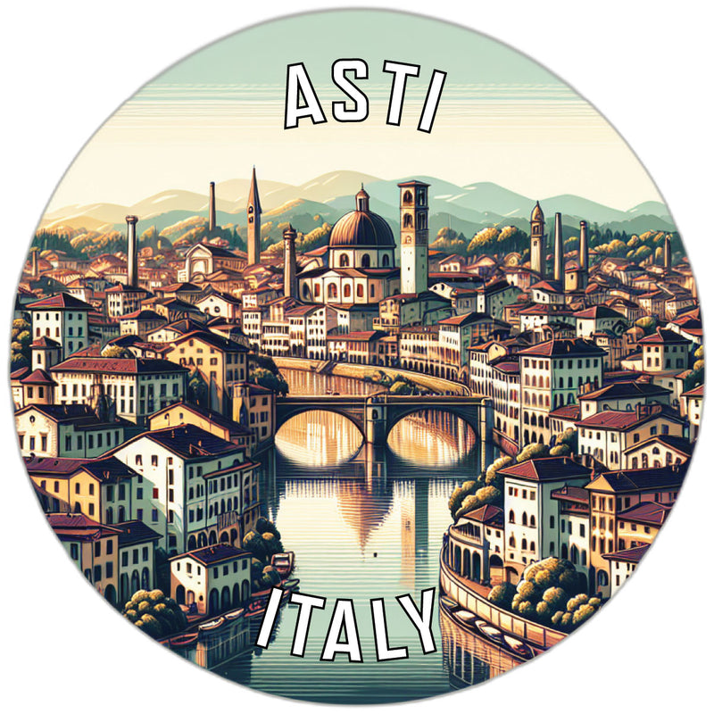 Asti Italy Souvenir Vinyl Decal Sticker 6-Inch