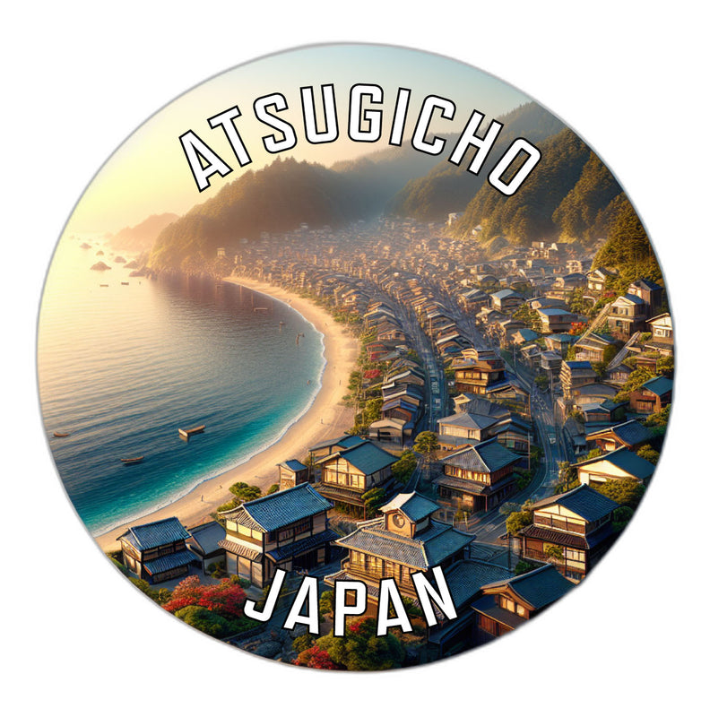 Atsugicho Japan Souvenir Vinyl Decal Sticker 2-Inch