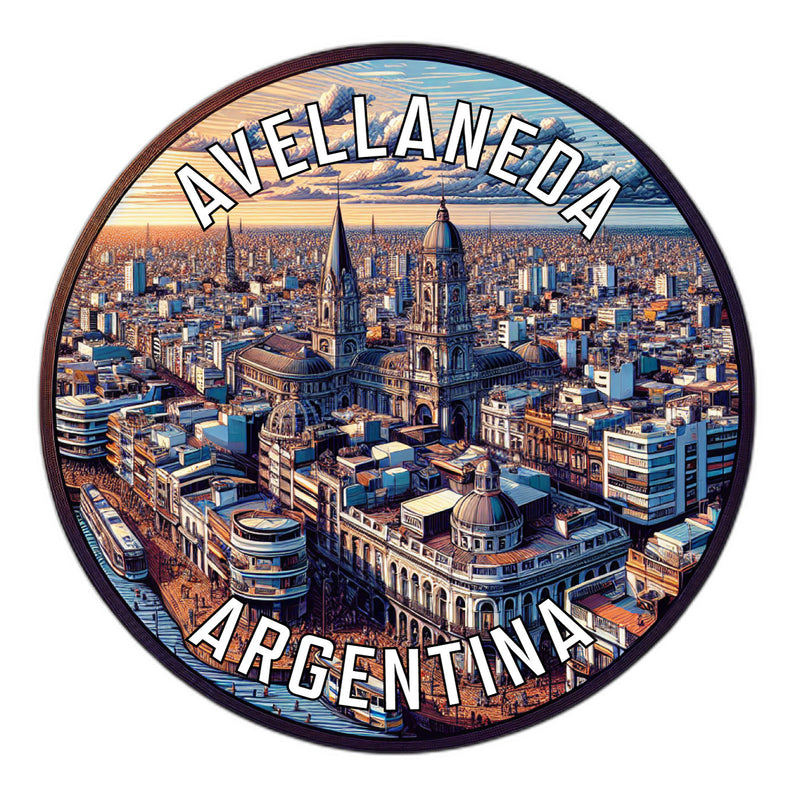 Avellaneda Argentina Souvenir Die Cut Flat Magnet 2-Inch