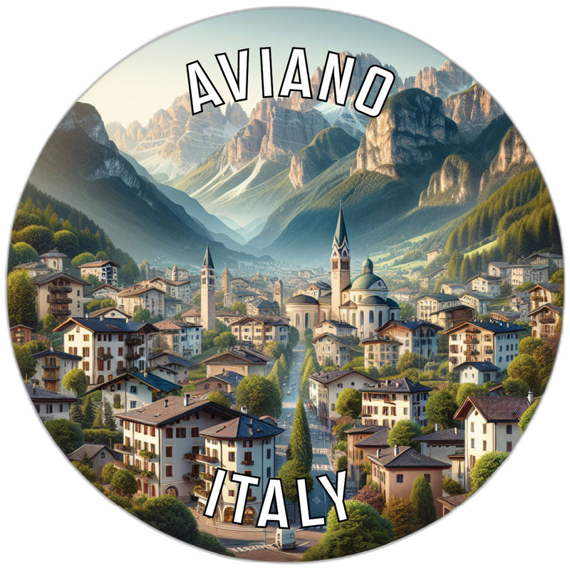 Aviano Italy Souvenir Die Cut Flat Magnet 2-Inch