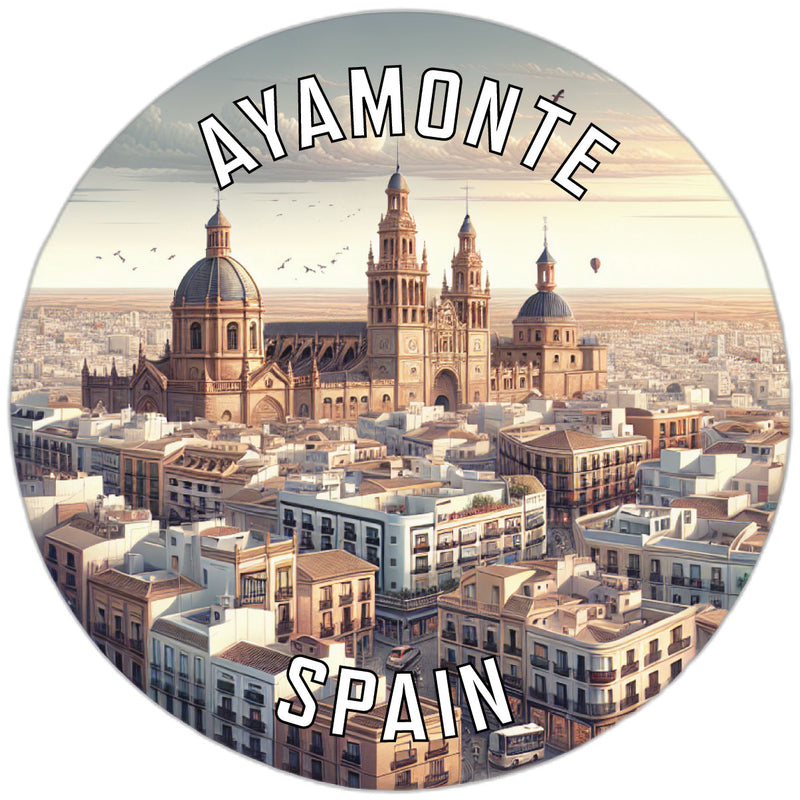 Ayamonte Spain Souvenir Vinyl Decal Sticker 6-Inch