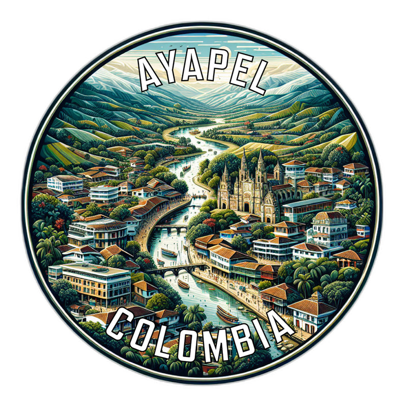 Ayapel Colombia Souvenir Vinyl Decal Sticker 2-Inch